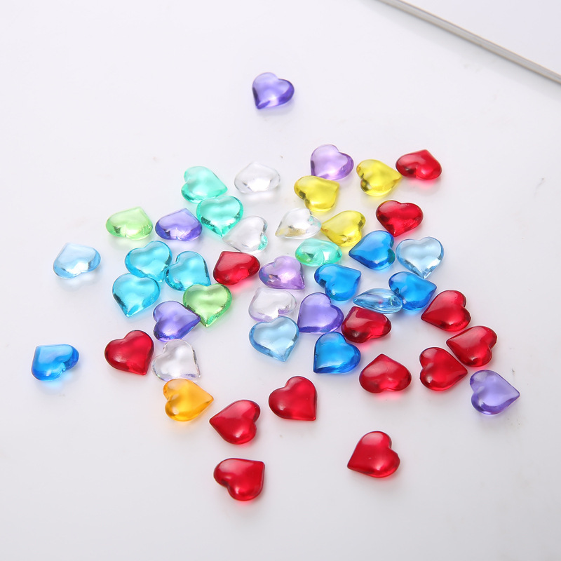 Board Game The Sims - 100 buah 10*4mm bentuk hati akrilik