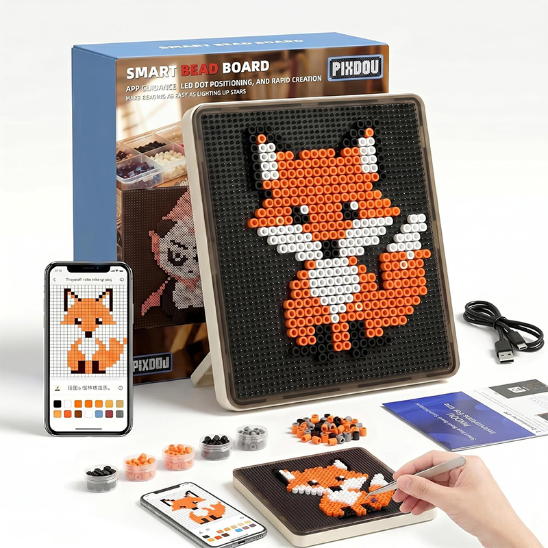 Board Game Template - 1SET Papan Manik-manik LED Pintar, Mainan
