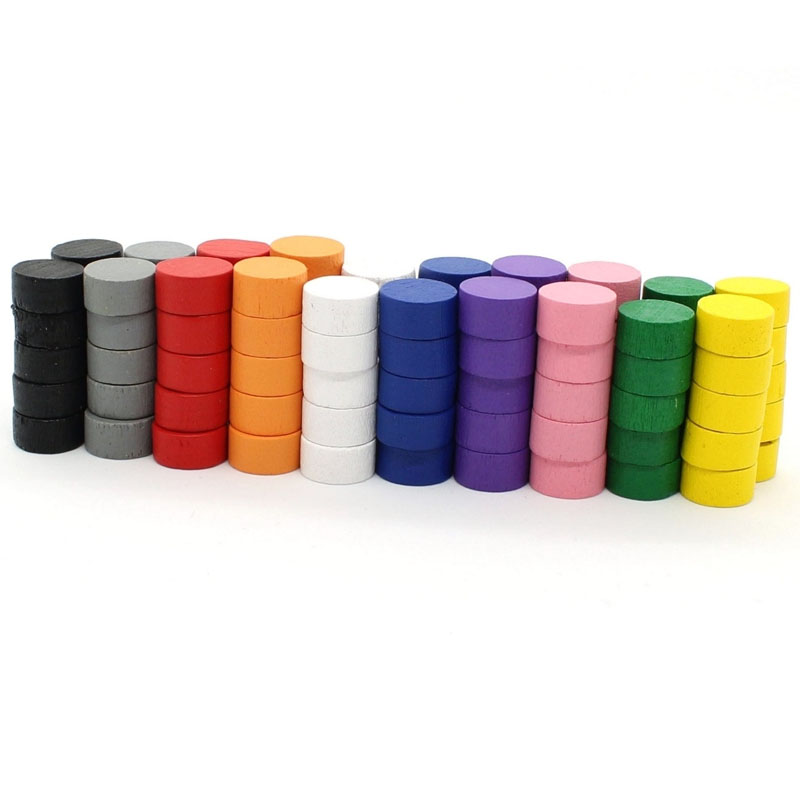 Game Token Counter - 10MM token cakram permainan 10/50/100/200/500 buah