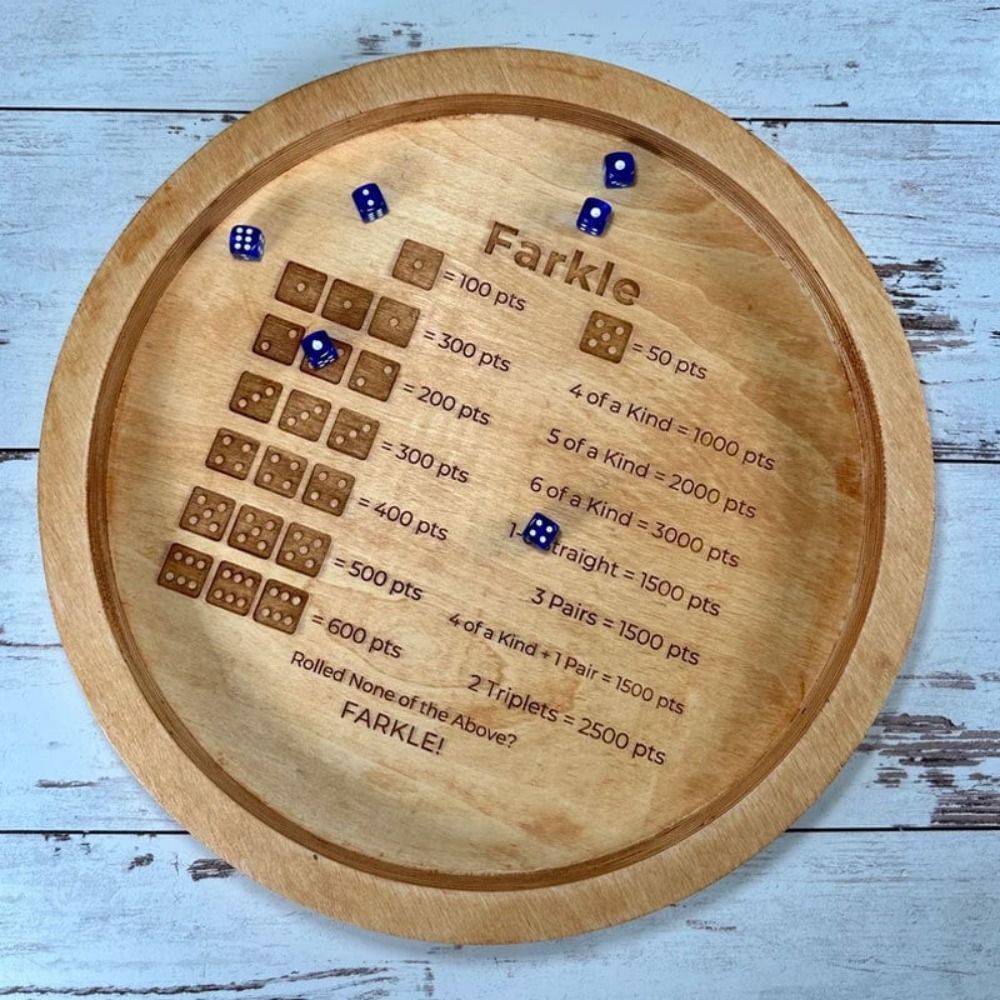 Board Game Ranking - Papan Skor dadu sampah kayu klasik