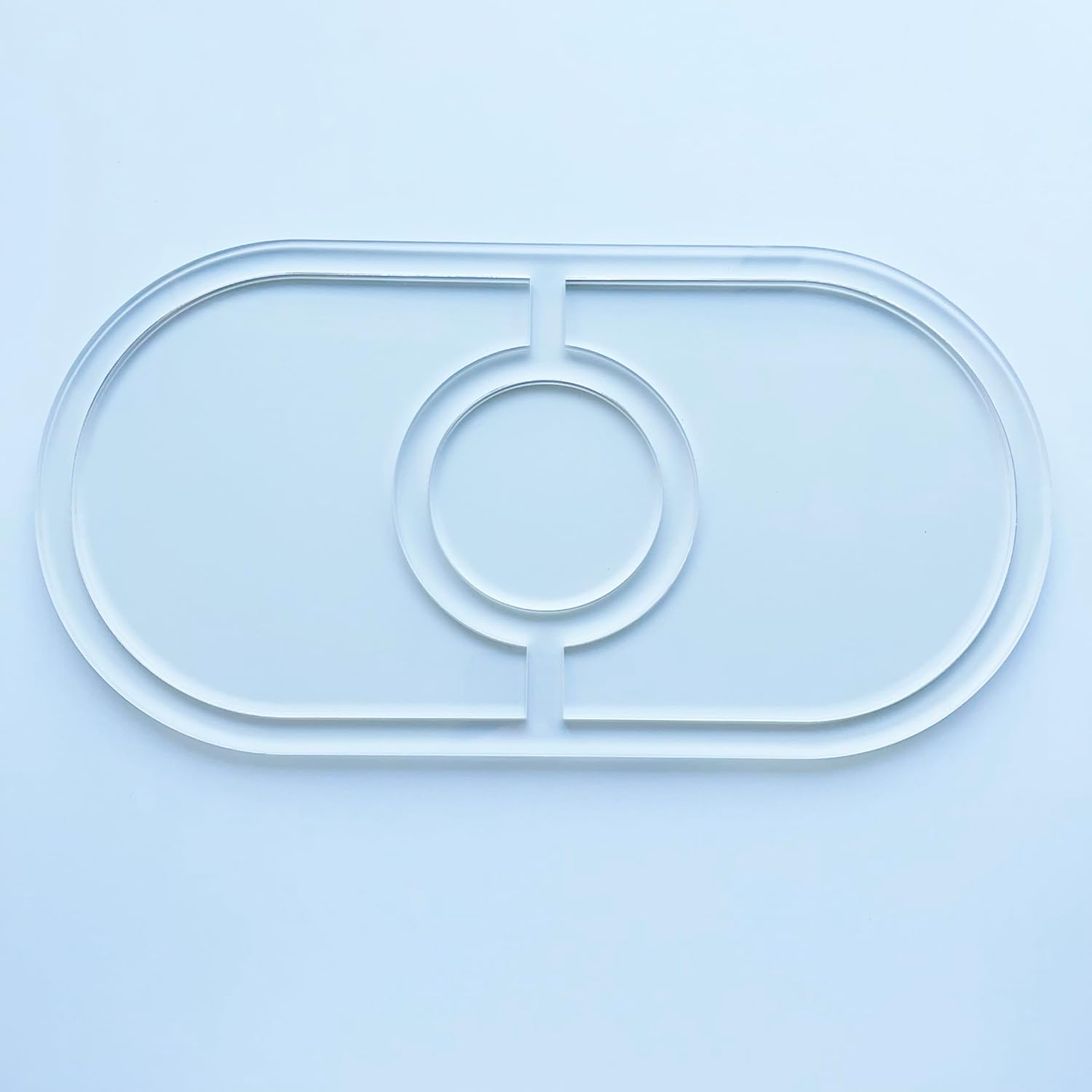 Board Game Template - 1 Buah Template Router Oval Akrilik,
