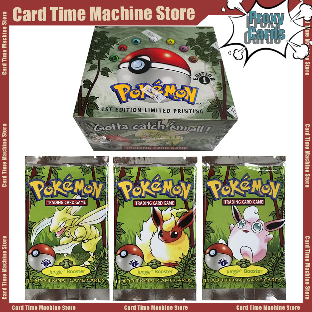 Board Game Card - Kartu Pokémon Edisi Pertama Jungle Booster
