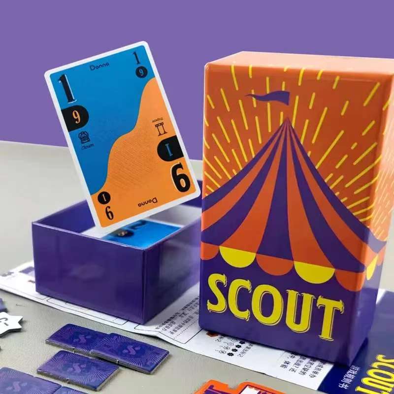 Board Game Template - Permainan Kartu Pramuka Circus Scout Board