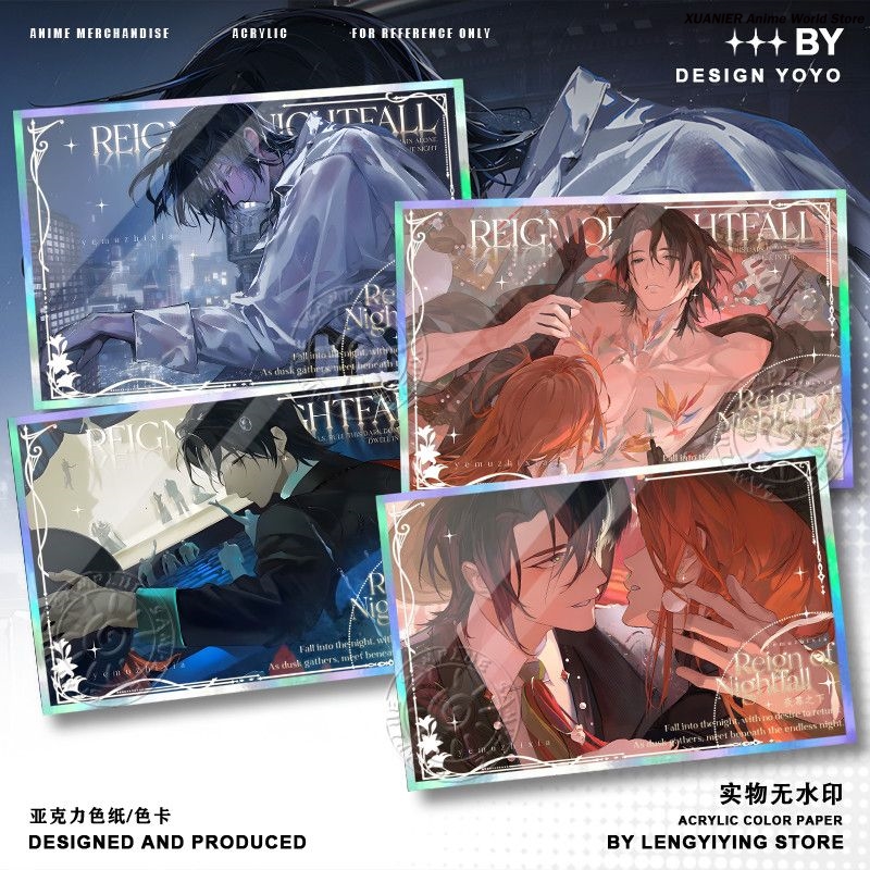 Board Game Card - Perlengkapan Anime REIGN OF NIGHTFALL NG