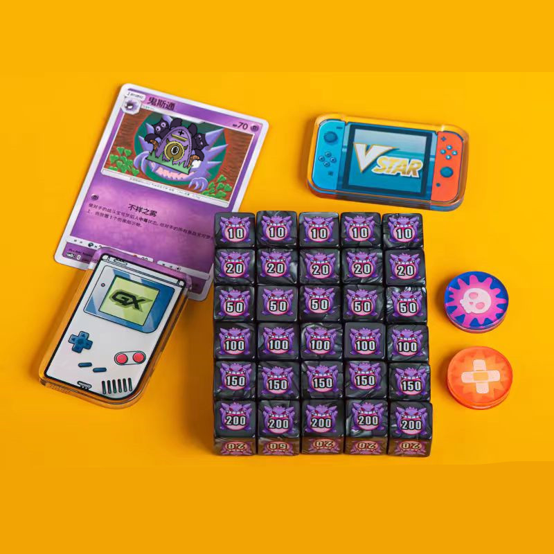 Board Game Ranking - PTCG papan Gengar Vstar, indikator penghitung