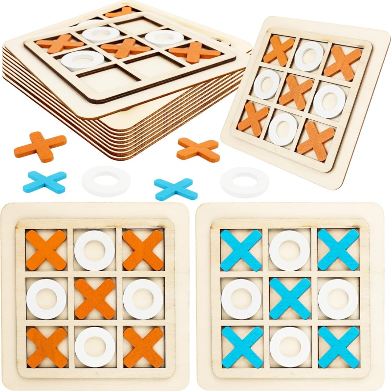 Board Game Template - Templat Puzzle Permainan Tic Tac Toe