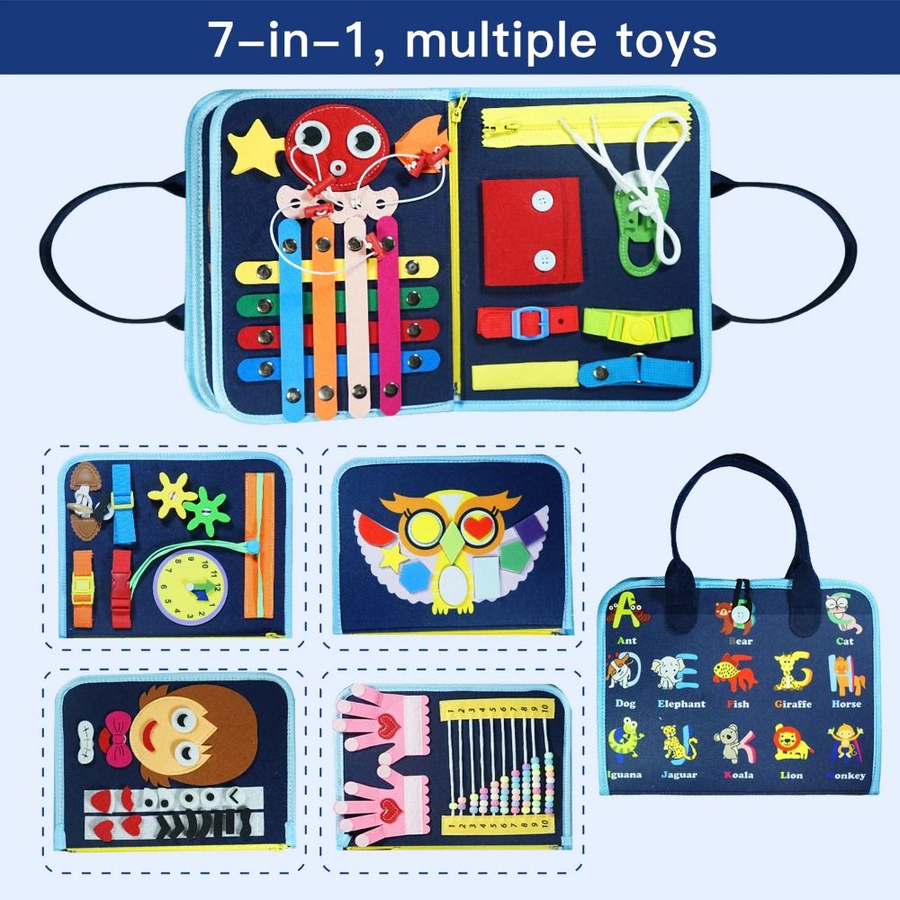 Board Game Book - Papan Aktivitas Felt Lucu Kreatif Kartun