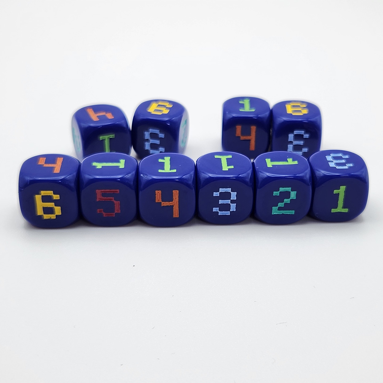 10 Buah Dadu Permainan Digital - Game Token Counter ulasan dan harga