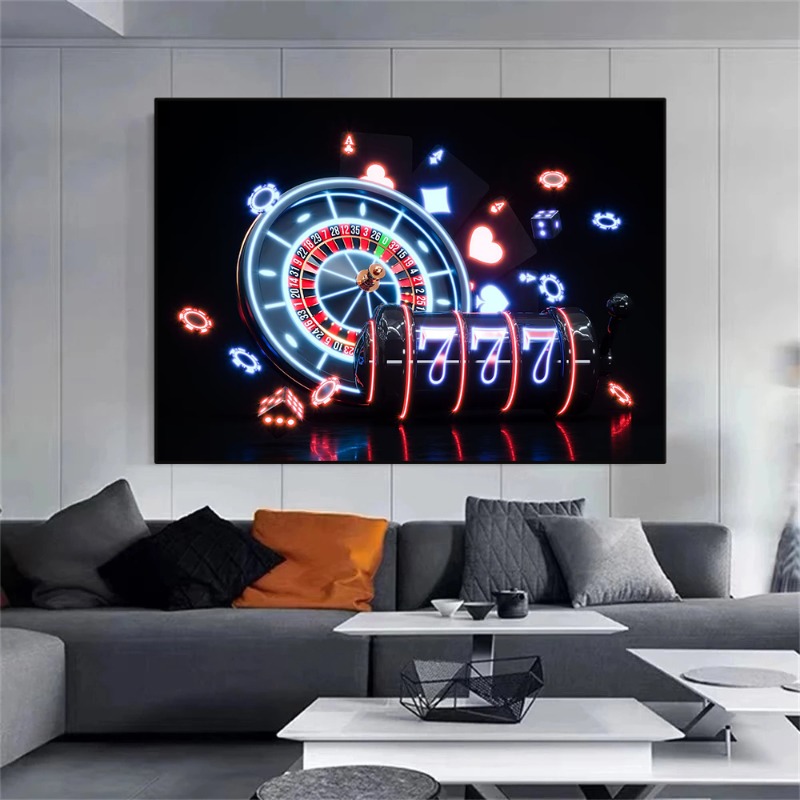 Poster Perjudian Slot Roulette - Board Game Hotel ulasan dan harga