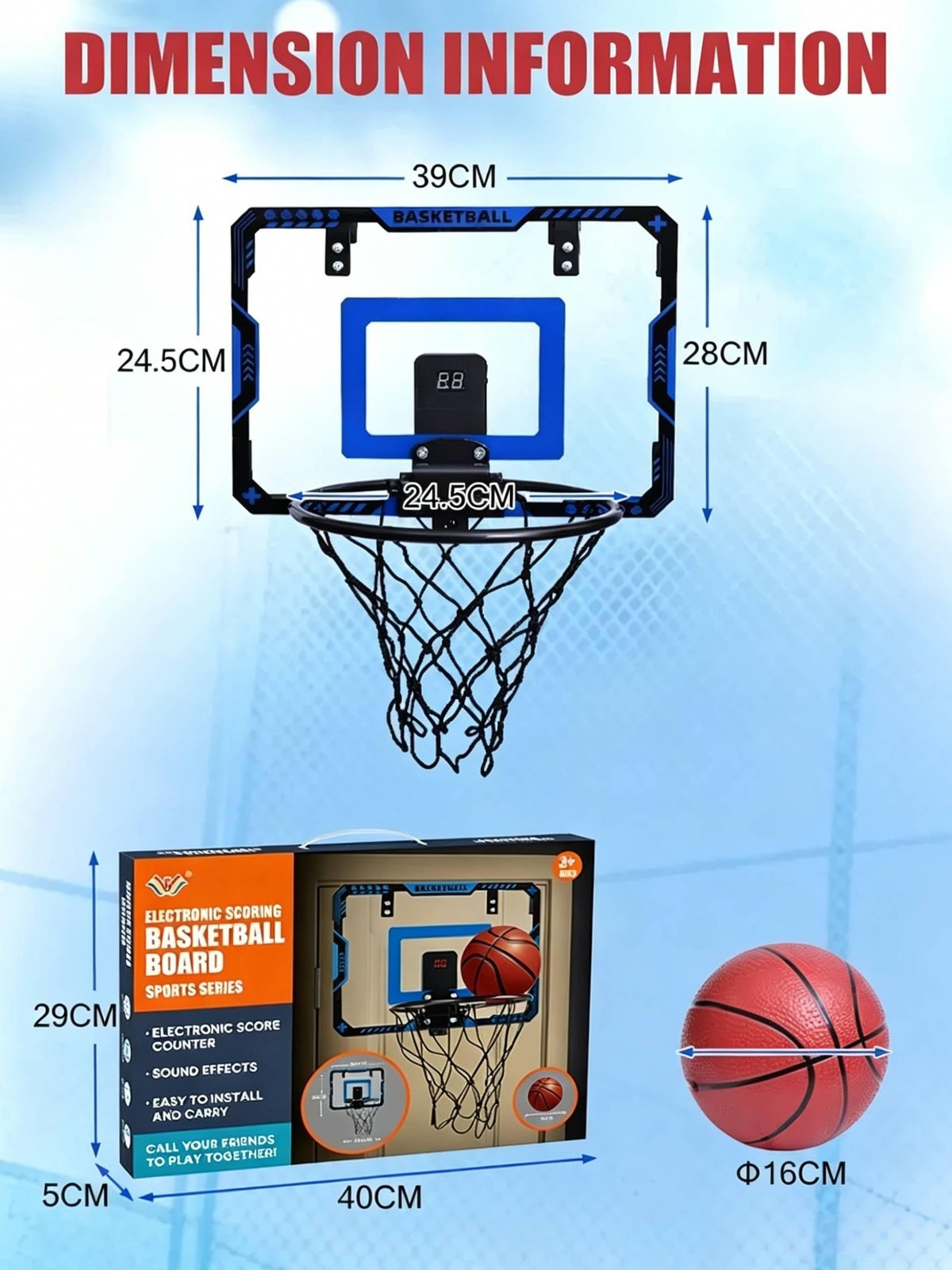 Papan Basket Mini untuk Dindin - Board Game Ranking ulasan dan harga