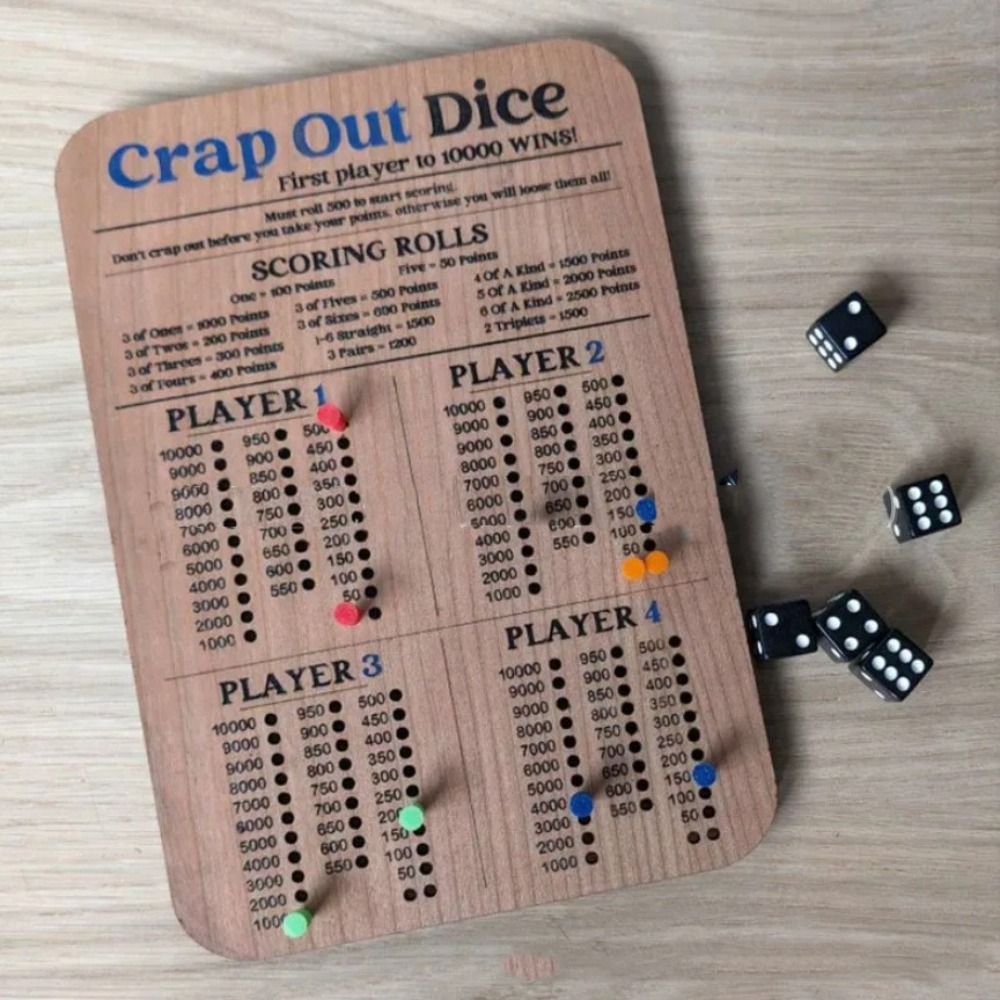 Papan Skor dadu sampah kayu kl - Board Game Ranking ulasan dan harga