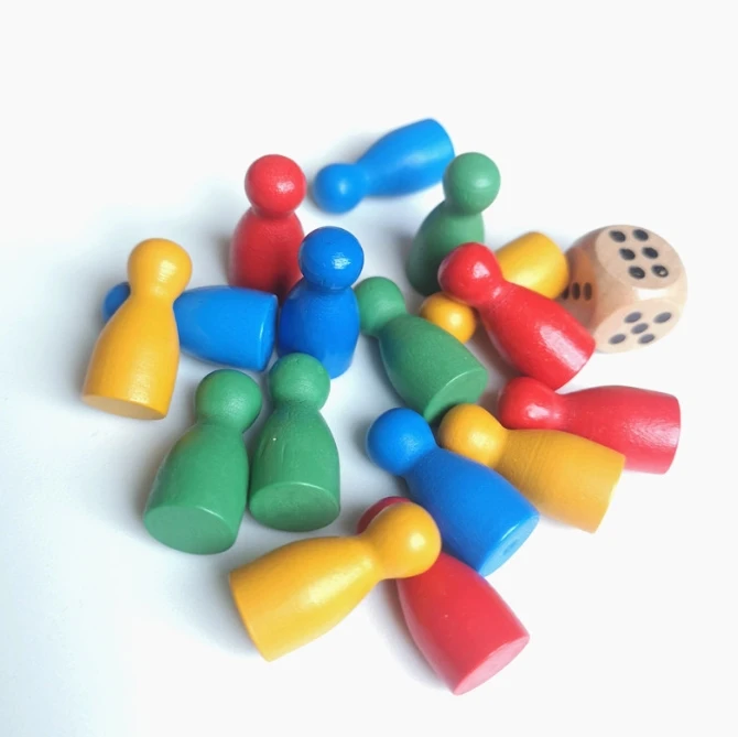 100 Buah Penanda Catur Kayu Wa - Board Game The Sims ulasan dan harga