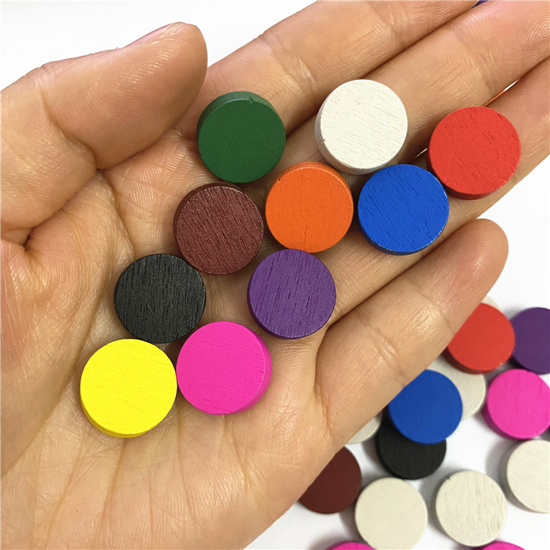 50 buah 15*5MM 11 warna Disk k - Game Token Counter ulasan dan harga