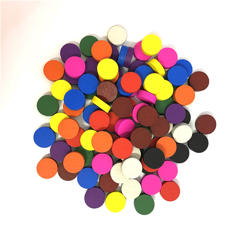 50 buah 15*5MM 11 warna Disk k - Game Token Counter ulasan dan harga