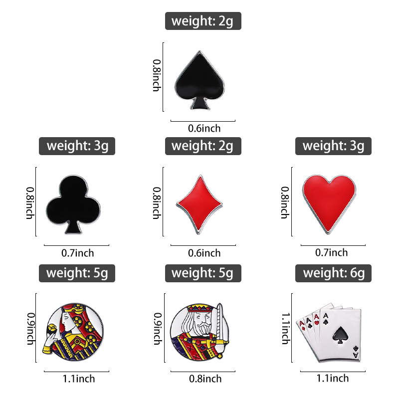 Kartu bermain pin Enamel kusto - Board Game Card ulasan dan harga