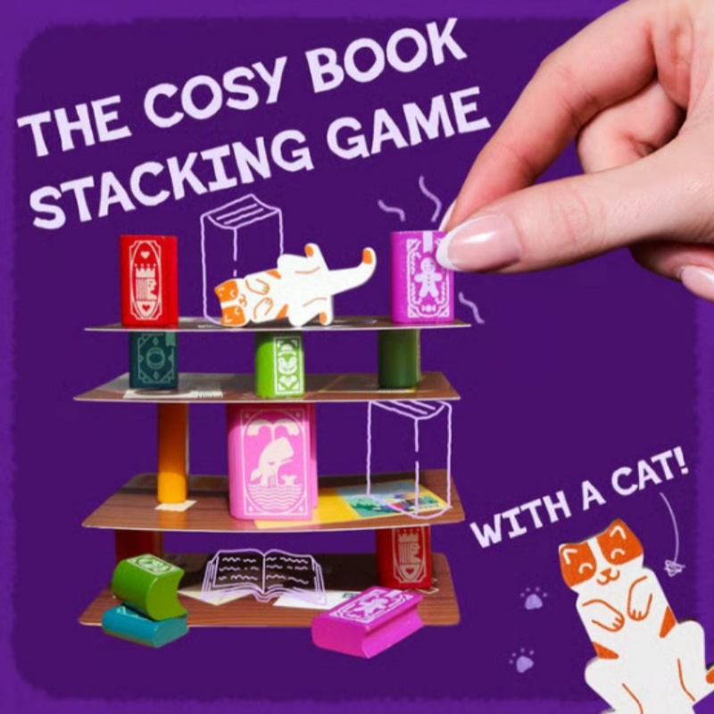 Permainan Menumpuk Rak Buku, P - Cooperative Card Game ulasan dan harga