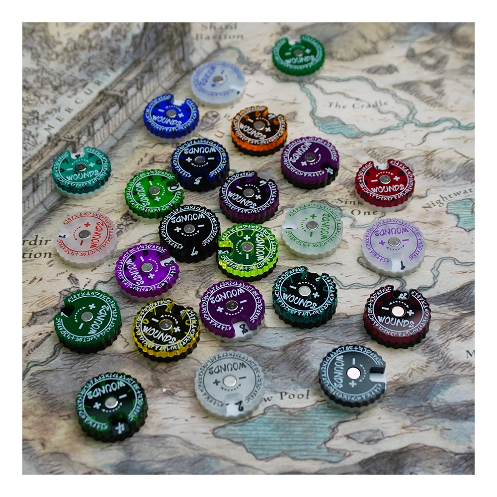 1Set/Satu Set Pelacak Luka 20M - Game Token Counter ulasan dan harga