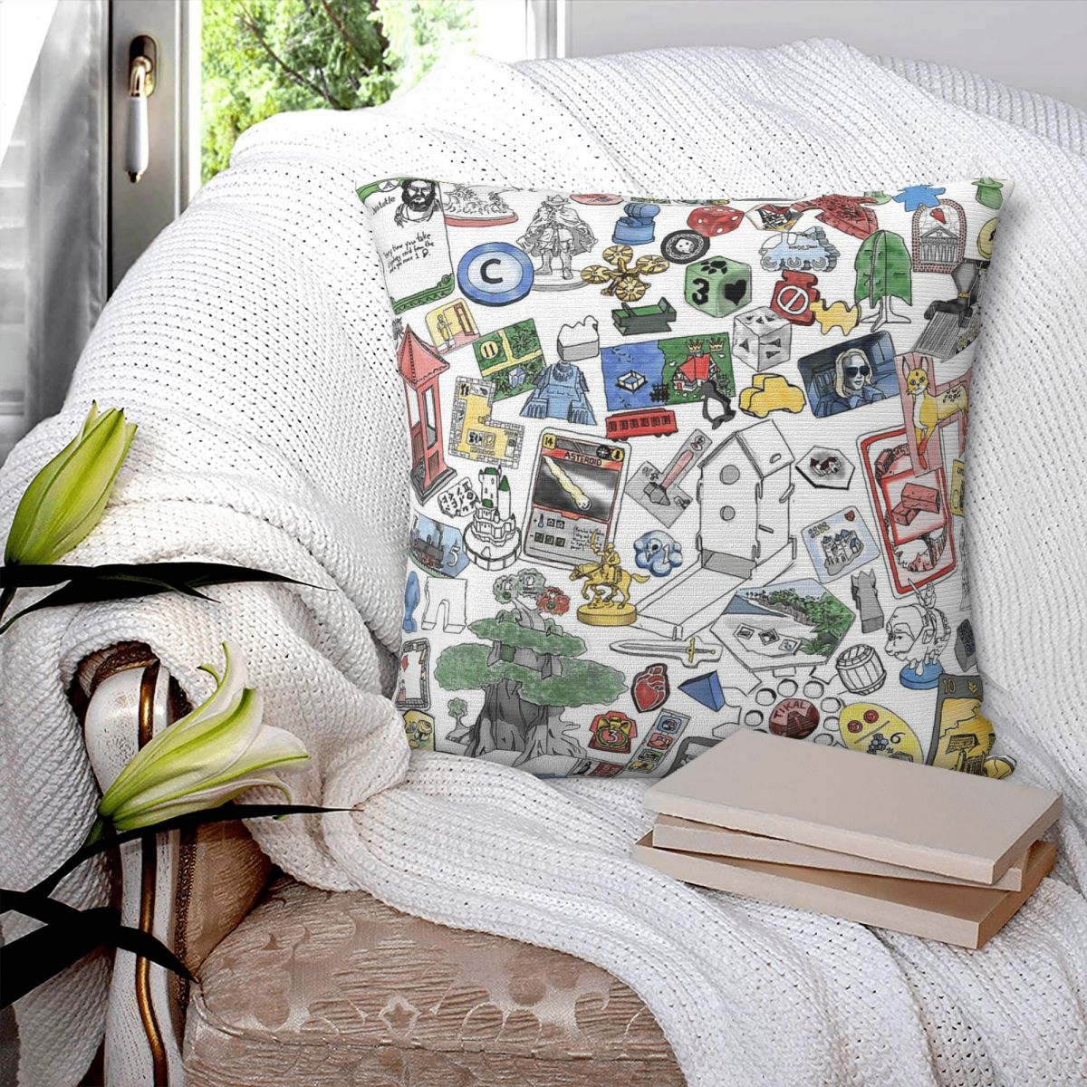 Koleksi Sarung Bantal Permaina - Board Game Hotel ulasan dan harga